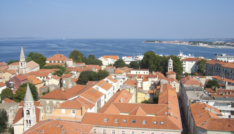Wassertemperatur in Zadar (Kroatien) an der Adria